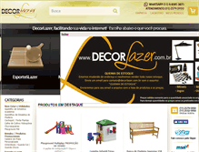 Tablet Screenshot of decorlazer.com.br